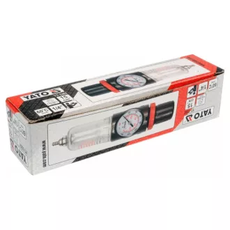   YATO Pneumatický vzduchový filter s regulátorom tlaku 1/4"