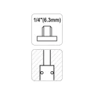 YATO Pneumatický rýchlospojka 1/4" závit