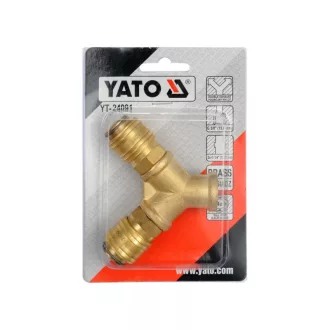YATO Pneumatický Y rozdeľovač 3/8"