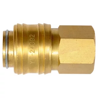 YATO Pneumatická rýchlospojka 1/4" x 1/4" mosadz