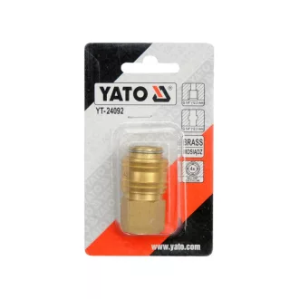 YATO Pneumatická rýchlospojka 1/4" x 1/4" mosadz
