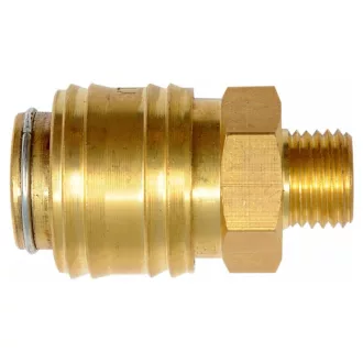 YATO Pneumatický rýchlospojka 1/4" mosadz