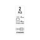 YATO Pneumatická hadicová rýchlospojka samec s 1/4" koncovkou rúrky 6 x 10 mm