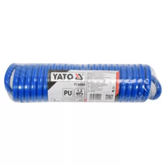   YATO Pneumatická hadica (špirála) s rýchlospojkou 6,5 x 10 mm x 5 m