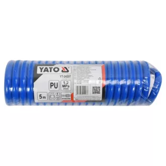   YATO Pneumatická hadica (špirála) s rýchlospojkou 8 x 12 mm x 5 m 1,2 MPa