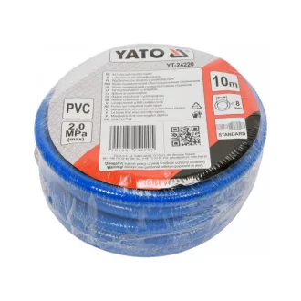   YATO Pneumatická hadica s rýchlospojkou 8 mm x 10 m, 2,0 MPa