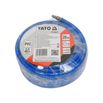 YATO Pneumatická hadica s rýchlospojkou 8 mm x 20 m