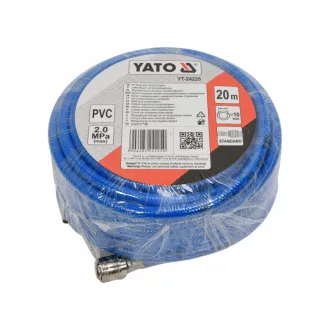   YATO Pneumatická hadica s rýchlospojkou 10 mm x 20 m, 2,0 MPa