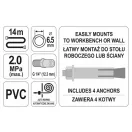 YATO Automatický navijak pneumatických hadíc 6,5 mm x 14 m