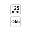 YATO Kliešte s oblým zámkem 125 mm CrMo