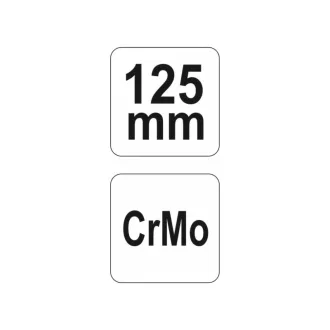 YATO Kliešte s oblým zámkem 125 mm CrMo