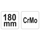 YATO Kliešte s kladivovým zahnutím 180 mm CrMo