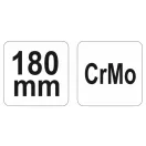 YATO Samouzamykacie kliešte 180 mm CrMo
