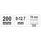YATO Ploché samouzamykacie kliešte 200 mm
