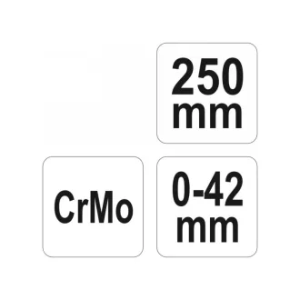   YATO Kliešte samostatne zamykateľné zakrivené 250 mm CrMo