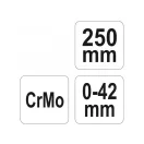 YATO Samosvorné kliešte 250 mm CrMo