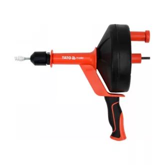   Špirálu na čistenie rúr YATO je možné pripojiť k vŕtačke 7,6 m