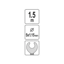 YATO Špirála na čistenie rúr 1,5 m/ 5 mm