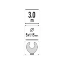 YATO Špirála na čistenie rúr 3 m/ 5 mm