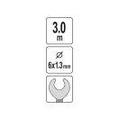 YATO Špirála na čistenie rúr 3 m/6 mm