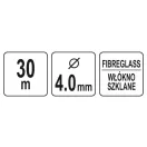 YATO Vstupná káblová páska 30 m sklolaminát
