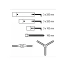 YATO 12-dielna sada sťahovákov ložísk pre ťažko dostupné miesta
