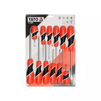 Sada skrutkovačov YATO 12-dielna magnetická S2
