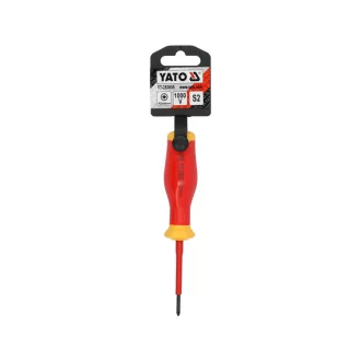   YATO Skrutkovač PZ0 x 60 mm, izolovaný do 1000 V, tenký dizajn