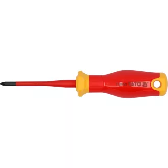   YATO Skrutkovač PZ1 x 80 mm s izoláciou do 1000 V, tenký dizajn
