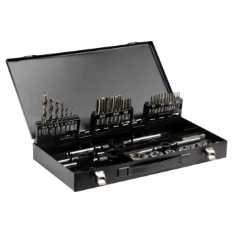   YATO Súprava vrtákov a fréz na závit (ručné) 44 kusov HSS M3-M12