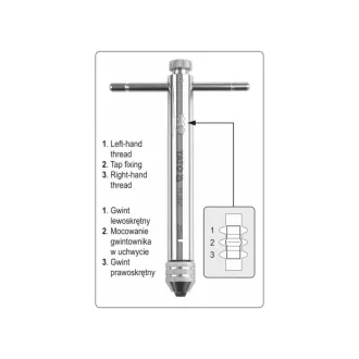 YATO Rátajúci menetový vrták M3-M10 250 mm