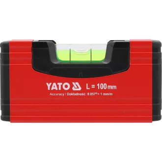 YATO Vrecková vodováha 100 mm