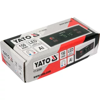 YATO Digitálny mini uhlomer a vodováha 150 mm