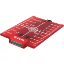 YATO Laserový terč červený magnetický