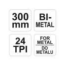 Rám píly YATO s 300 mm kotúčom