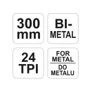 Rám píly YATO s 300 mm kotúčom