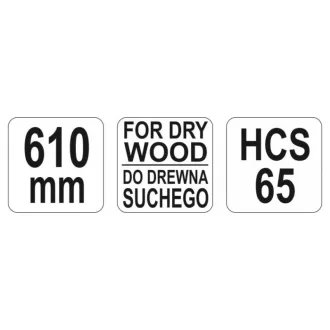 YATO Pílový kotúč na suché drevo 610 mm