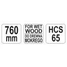 YATO Pílový kotúč na mokré drevo 760 mm