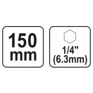 YATO Drevo vrták (plochý) 150 mm