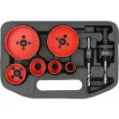 YATO Sada otváracích kruhov 8 dielov (22-73 mm) bimetal