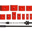 YATO Sada na výrub otvorov 15 dielna (19-76 mm) bimetalová