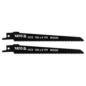 YATO Pílka na drevo 150/1,0 mm 8 TPI HCS (2 ks)