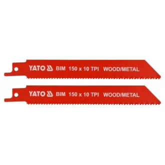   YATO Pilové listy pre záberovú pílu 150 mm/10TPI bimetal (2 ks)