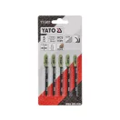 YATO Pílové listy pre dekupírovú pílu T13TPI 75/50 mm HCS (5 ks)
