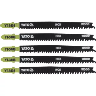   YATO Pílové listy pre dekupírovaciu pílu T13-8TPI 115/90 mm HCS (5 ks)
