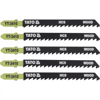   YATO Pílové listy pre dekupírovaciu pílu T6TPI 100/75 mm HCS (5 ks)