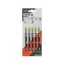 YATO Pílové listy pre dekupírovaciu pílu T6TPI 100/75 mm HCS (5 ks)
