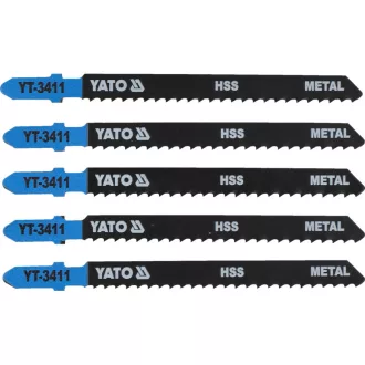 YATO Pílové listy na dekupír T8TPI 100/75 mm HSS (5 ks)
