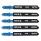 YATO Pílka na dekupír pre kov T-typ 21TPI 75/1,0 mm HSS (5 ks)