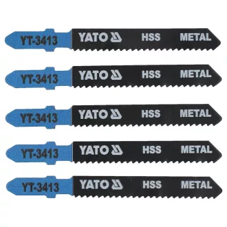   YATO Pílové listy na dekopírovaciu pílu pre kov T-záchyt 12TPI 75/1,0 mm HSS (5 ks)
